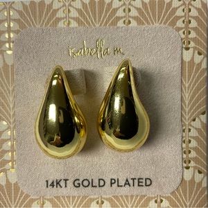 Golden Droplet Earrings